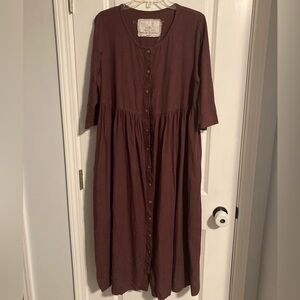 not Perfect Linen Mama Maxi Dress